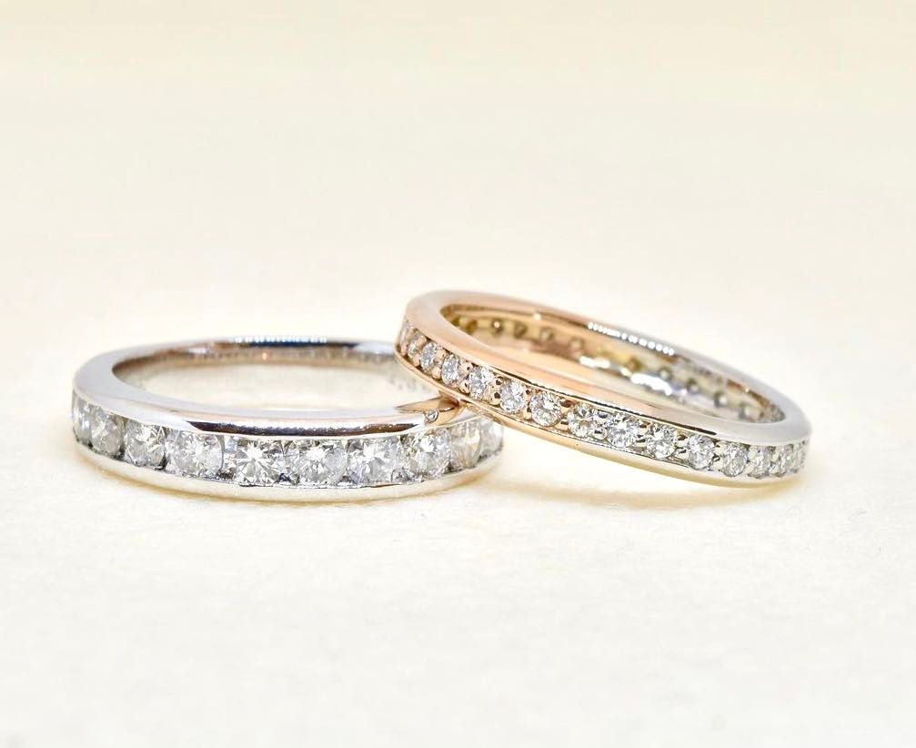 ジュエリーカンダダイアモンドダイヤ婚約結婚指輪6号エタニティ