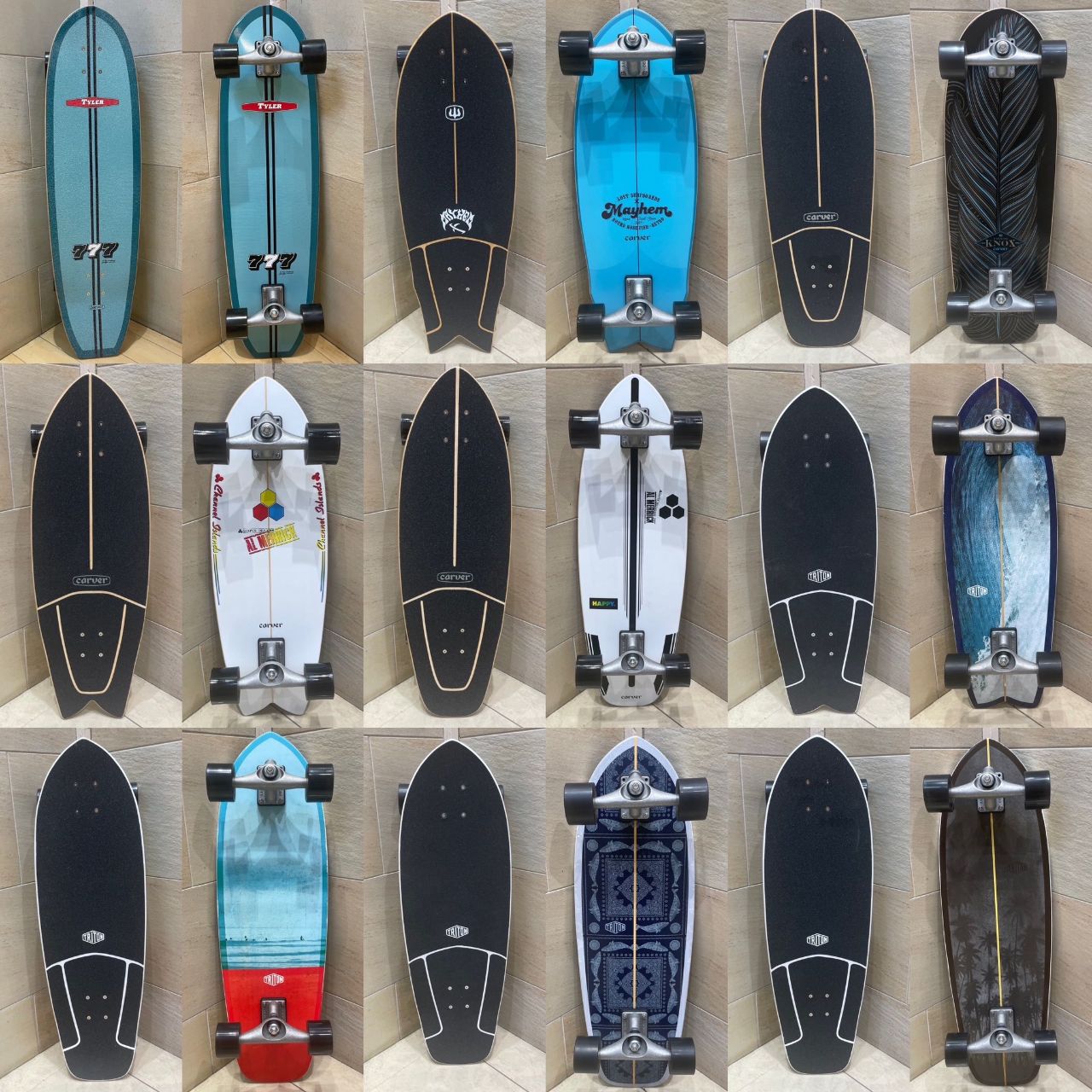 carver サーフスケートtaylor シグネチャーモデル31.25人気モデル