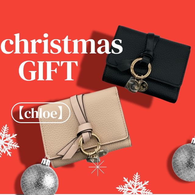 クロエ chloe 折り財布 ALPHABET MINI TRI-FOLD TINY ウォレット