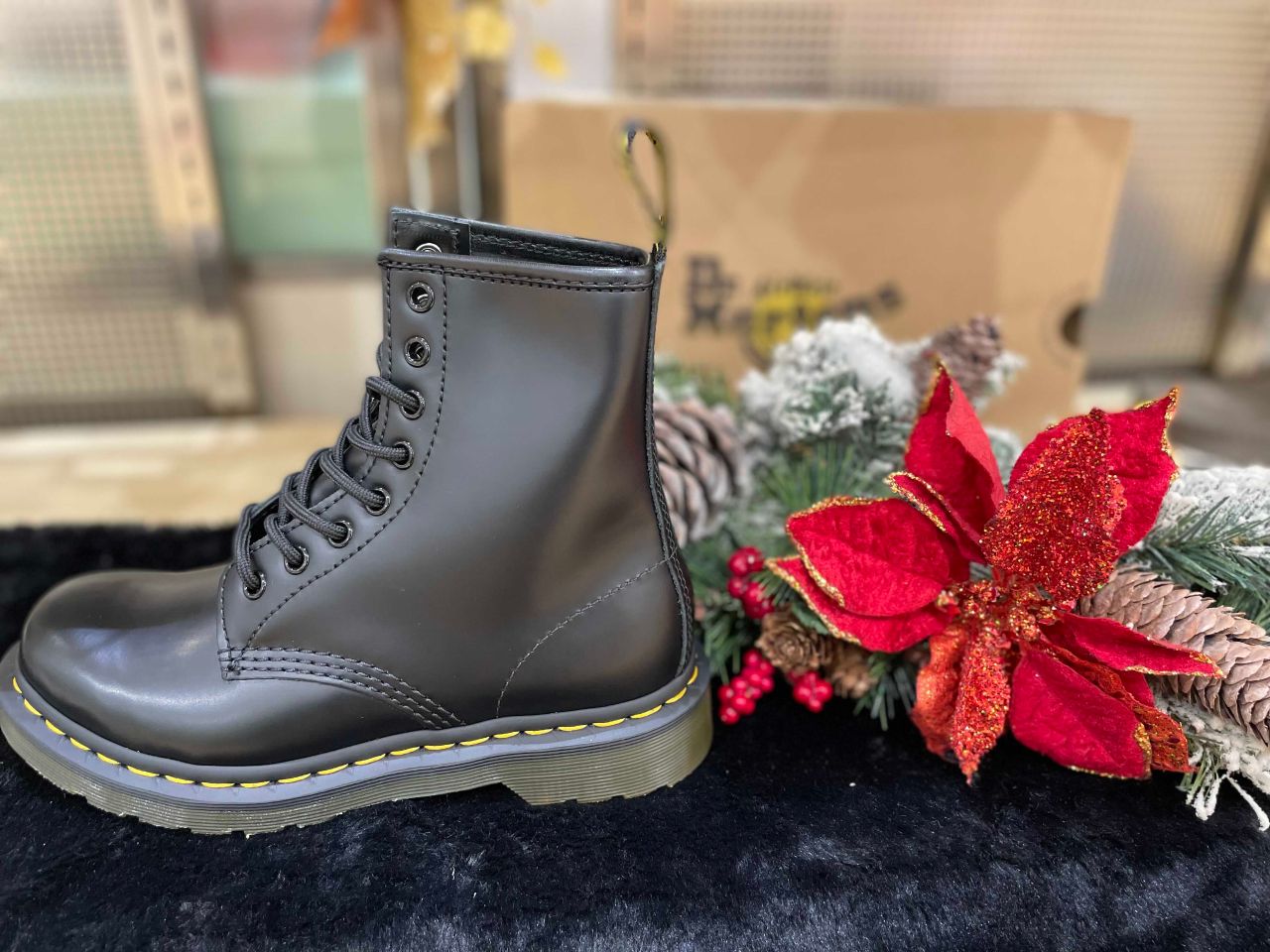 Dr.Martens ドクターマーチン SmithsMicroLeopard 靴