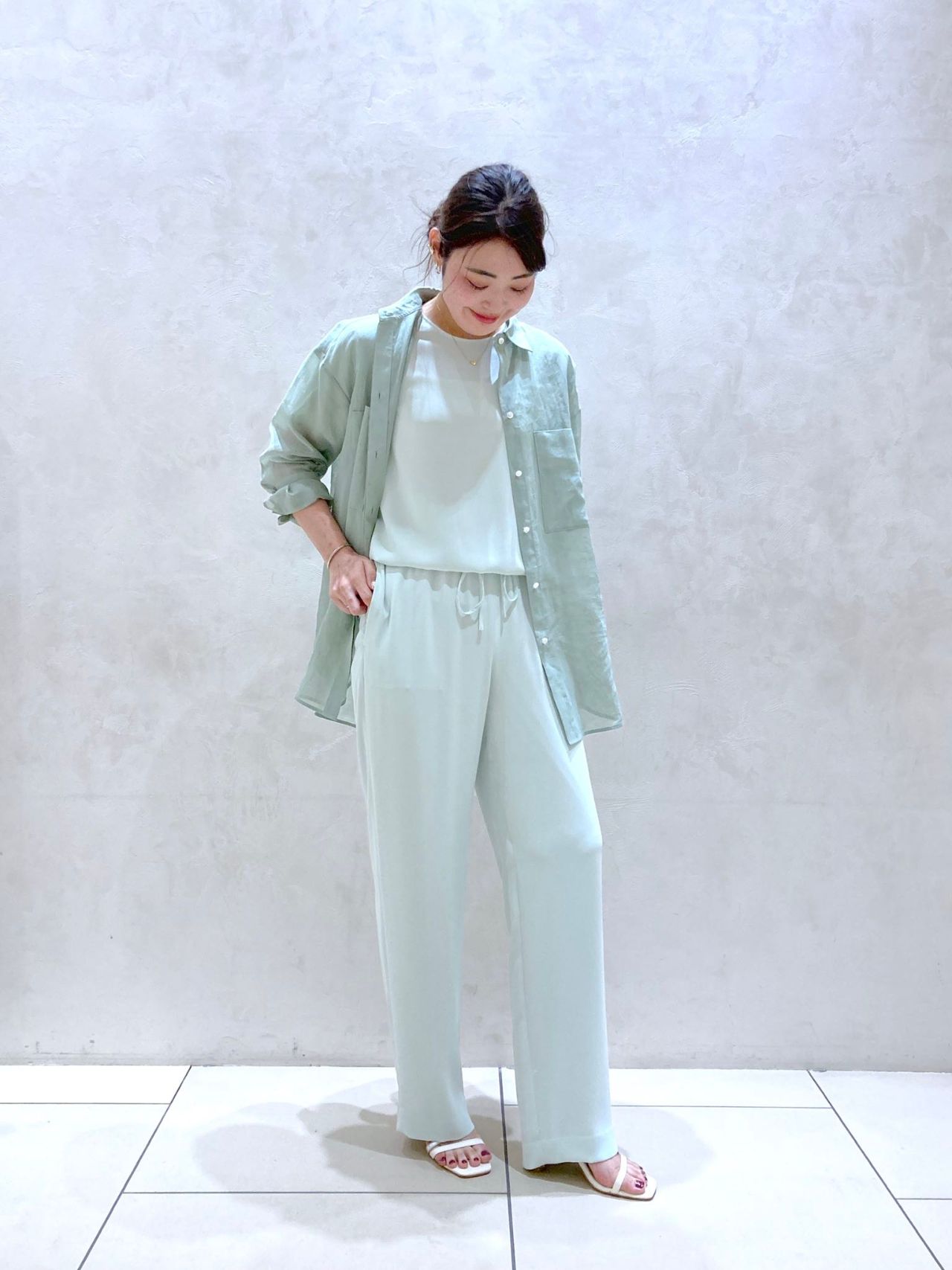 初夏のミントグリーン。 | 銀座三越店 | Theory luxe[セオリーリュクス  