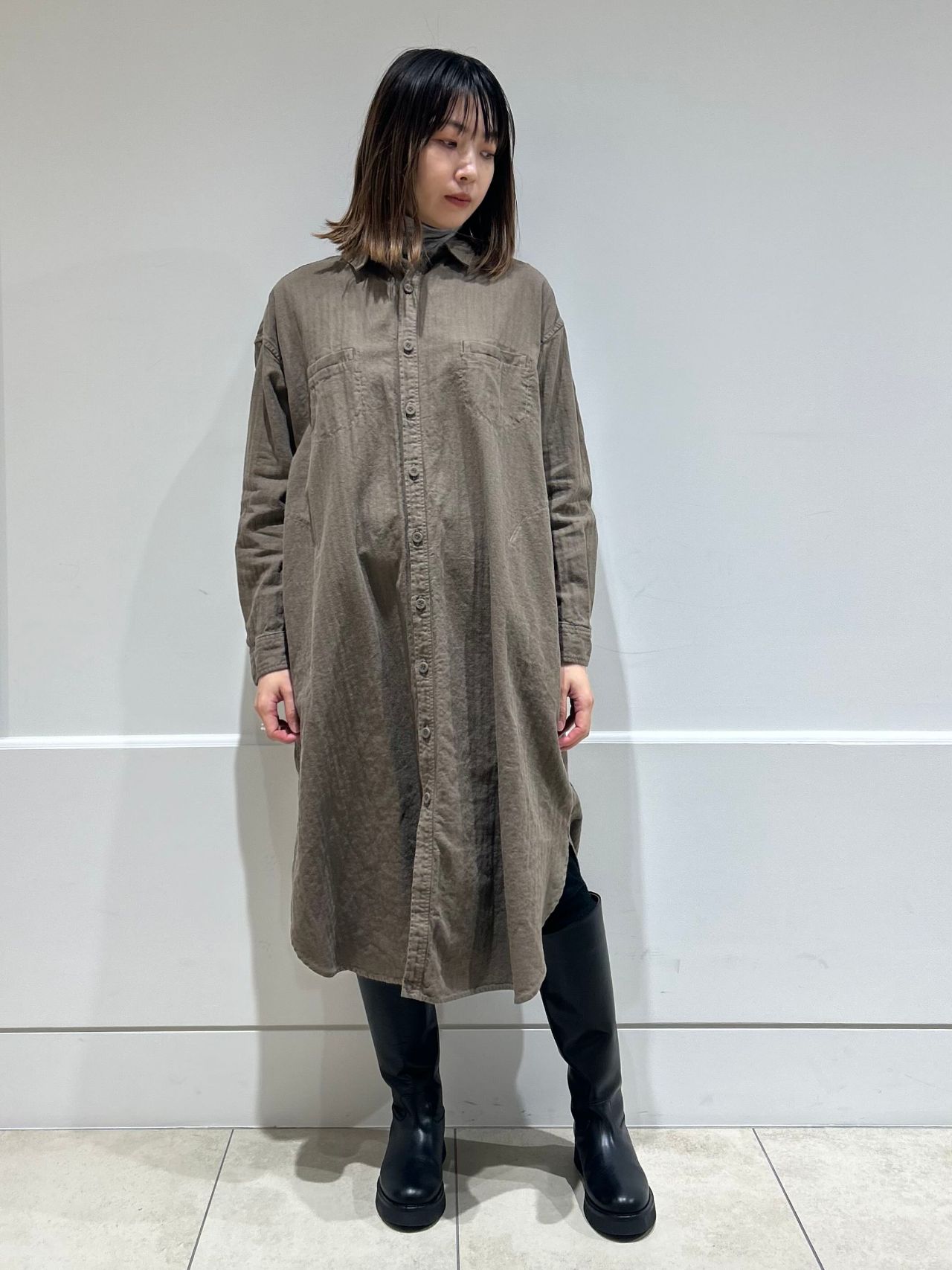 専用です！　パドカレ　ワンピース・ブラウス coordinate》リネン綿ヘリンボン ワンピース/ブラウス | 福岡店 | pas