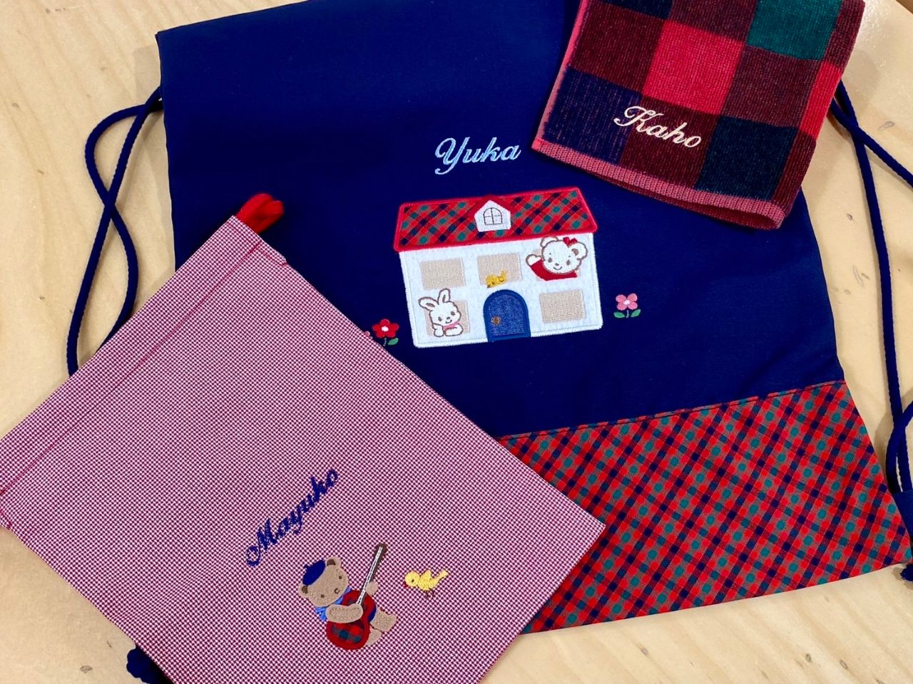 ●オーダー再開●刺繍も入れます 選べる10色 ネーム刺繍 刺繍オーダー 1着からご利用できます : サン