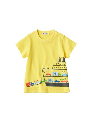美品♡ファミリア　ピンク×車　Tシャツ　90 ファミリア familiar Tシャツ 長袖 90 ピンク - メルカリ