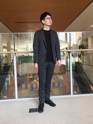ジャージのような柔らかなスマみえセットアップ！｜THE SUIT