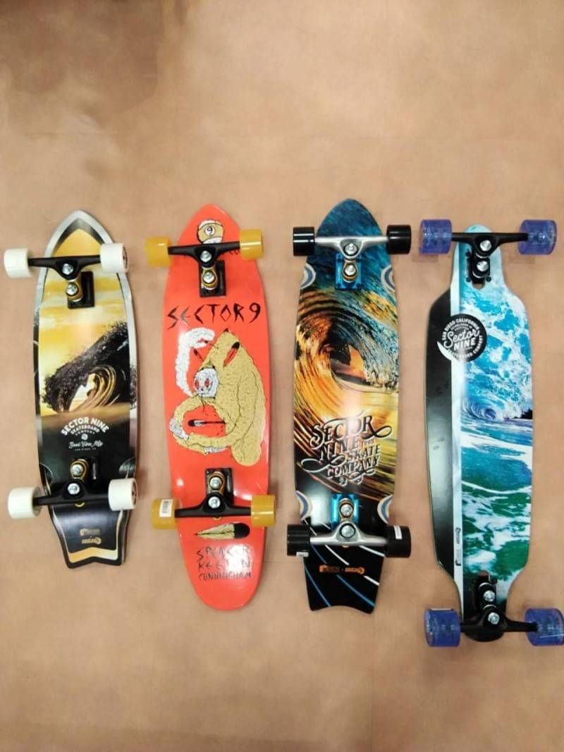 スケボー スノーボードのオフトレに カービングターン練習マシーン Sector9 イオンモール熱田店 Shop News ムラサキスポーツ Murasaki Sports公式サイト