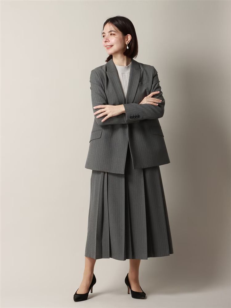 上品なプリーツロングスカート｜THE SUIT COMPANY THE SUIT