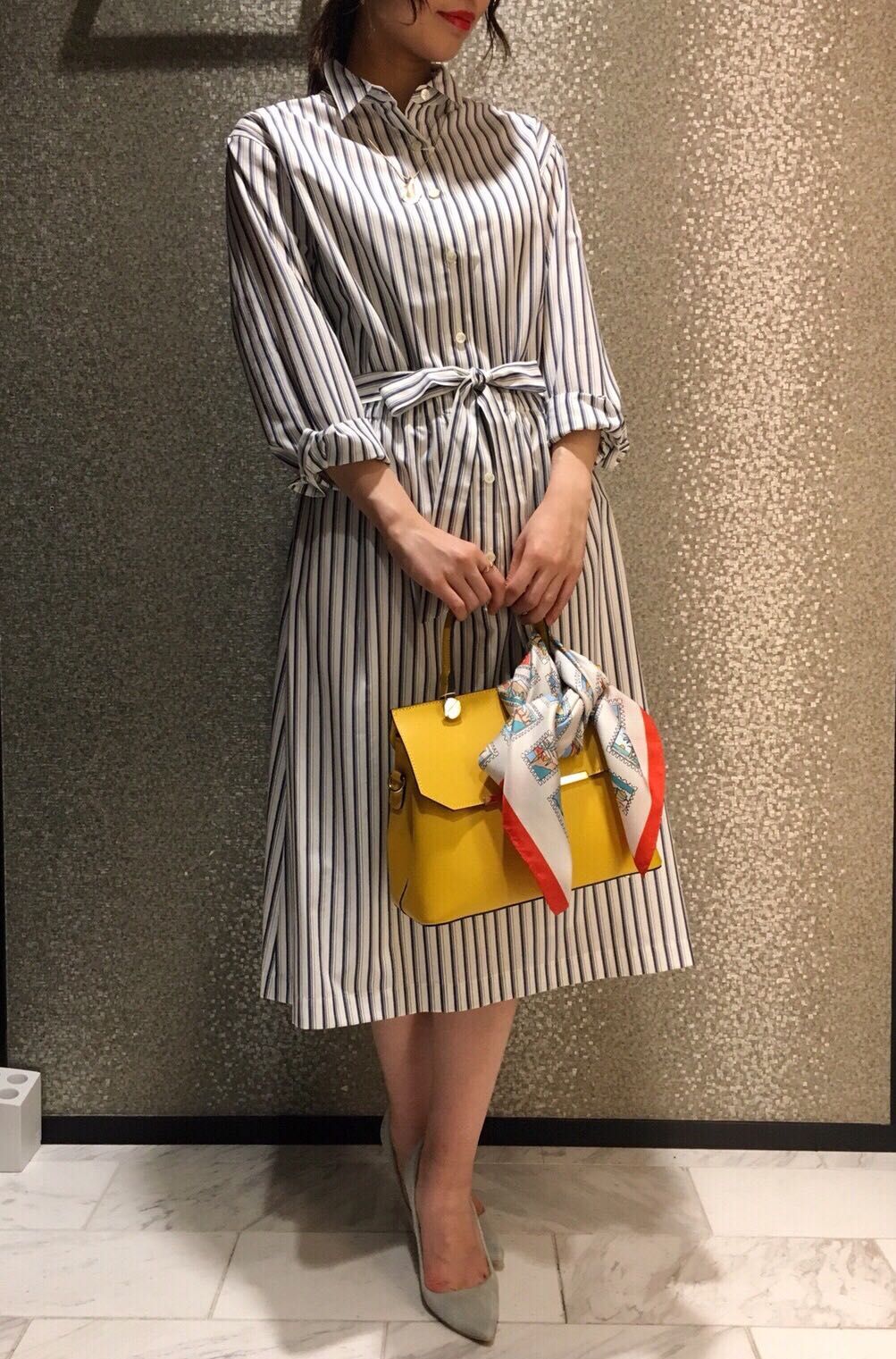 初夏のお出かけに 爽やかシャツワンピース 伊勢丹新宿クローバーショップ Women ニューヨーカー公式ショップブログ