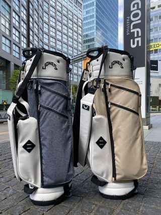 美品　JONES キャディバッグ　ゴルフバッグ JONES Sports ジョーンズ Trouper- Sand Beige キャディバッグ
