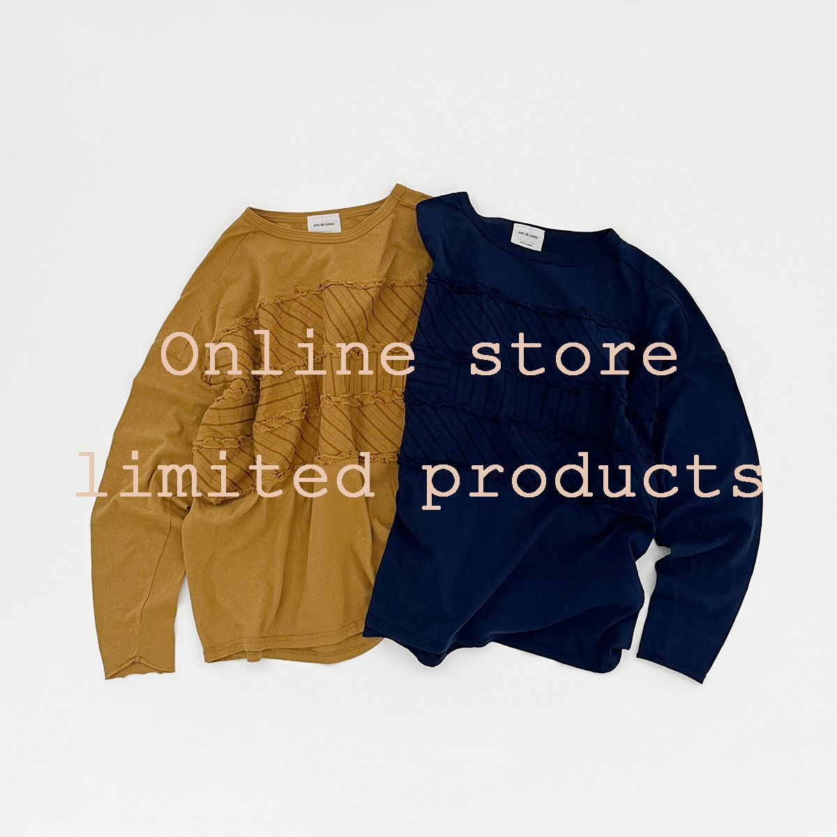 本日販売スタート！【オンライン限定】異素材切替 プルオーバー | pas