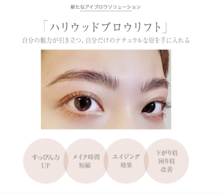 ハリウッドブロウリフトセット・値下げ不可 ハリウッドブロウリフト × 眉毛サロン・アイブロウ お得に予約