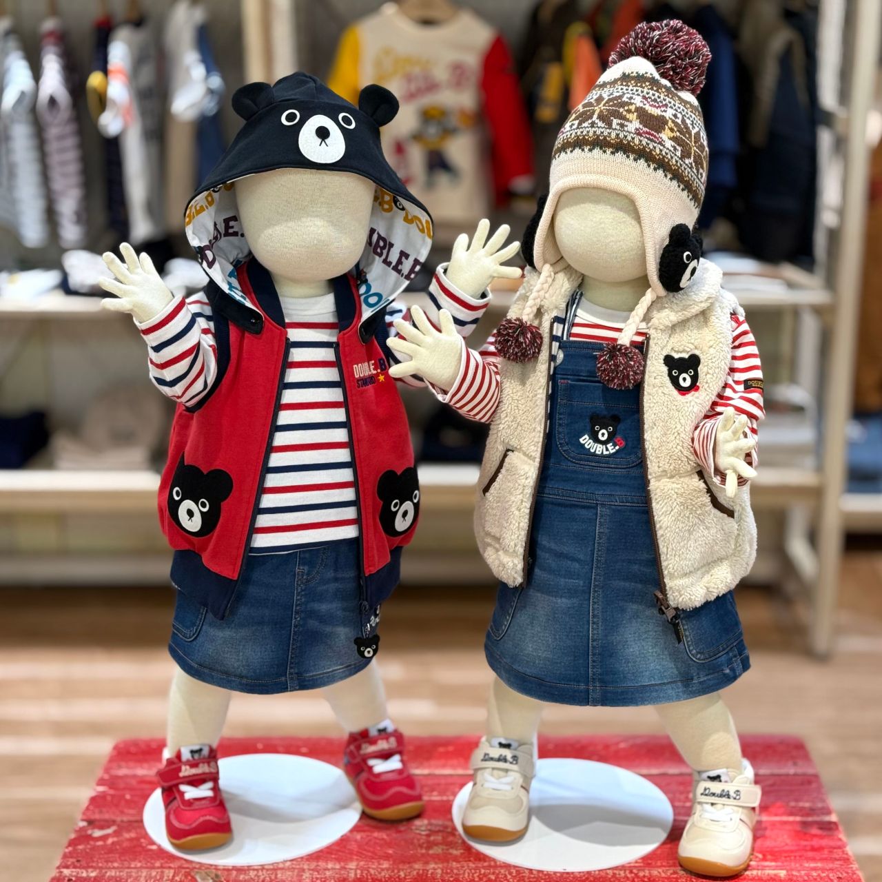 ミキハウス　ダブルB 総柄トレーナー100&パンツ100 楽天市場】○40％OFFセール○ミキハウス ダブルビー mikihouse