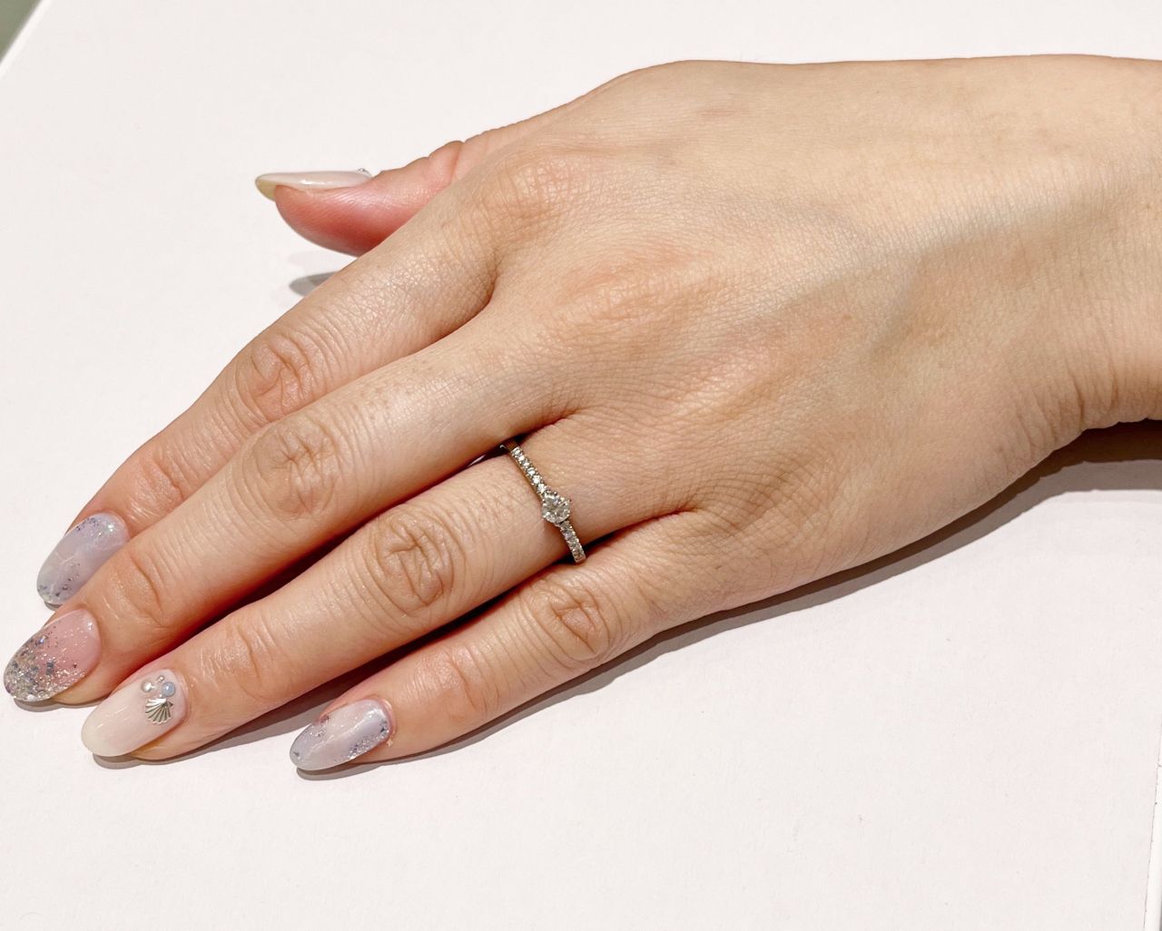 婚約指輪 ディアブライダル JRA0349BP 7号 婚約指輪 ディアブライダル