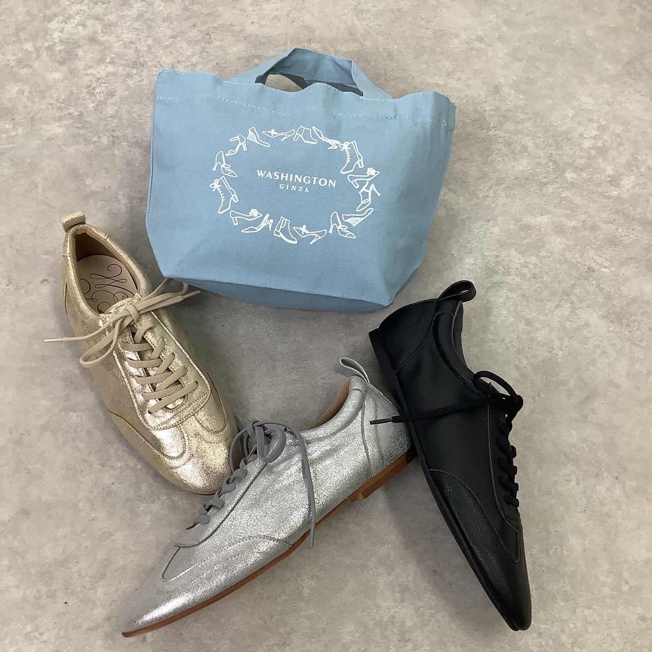 靴 WASHINGTON GINZA 26 新作】レースアップ軽量スニーカー | GINZA WASHINGTON 銀座本店B1F