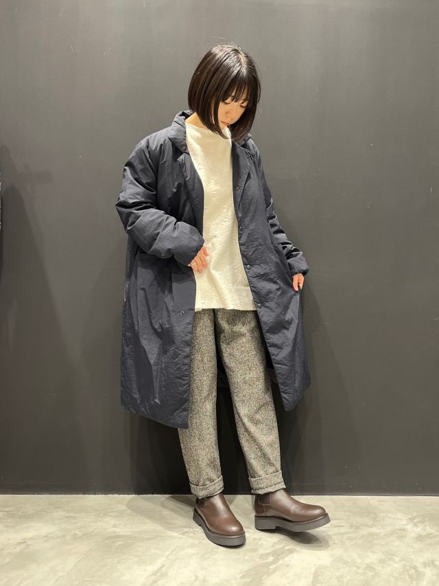 パドカレ＊コットンナイロンツイル ライナー付ジャケット  カーキ 36(M) パドカレ＊コットンナイロンツイル ライナー付ジャケット カーキ