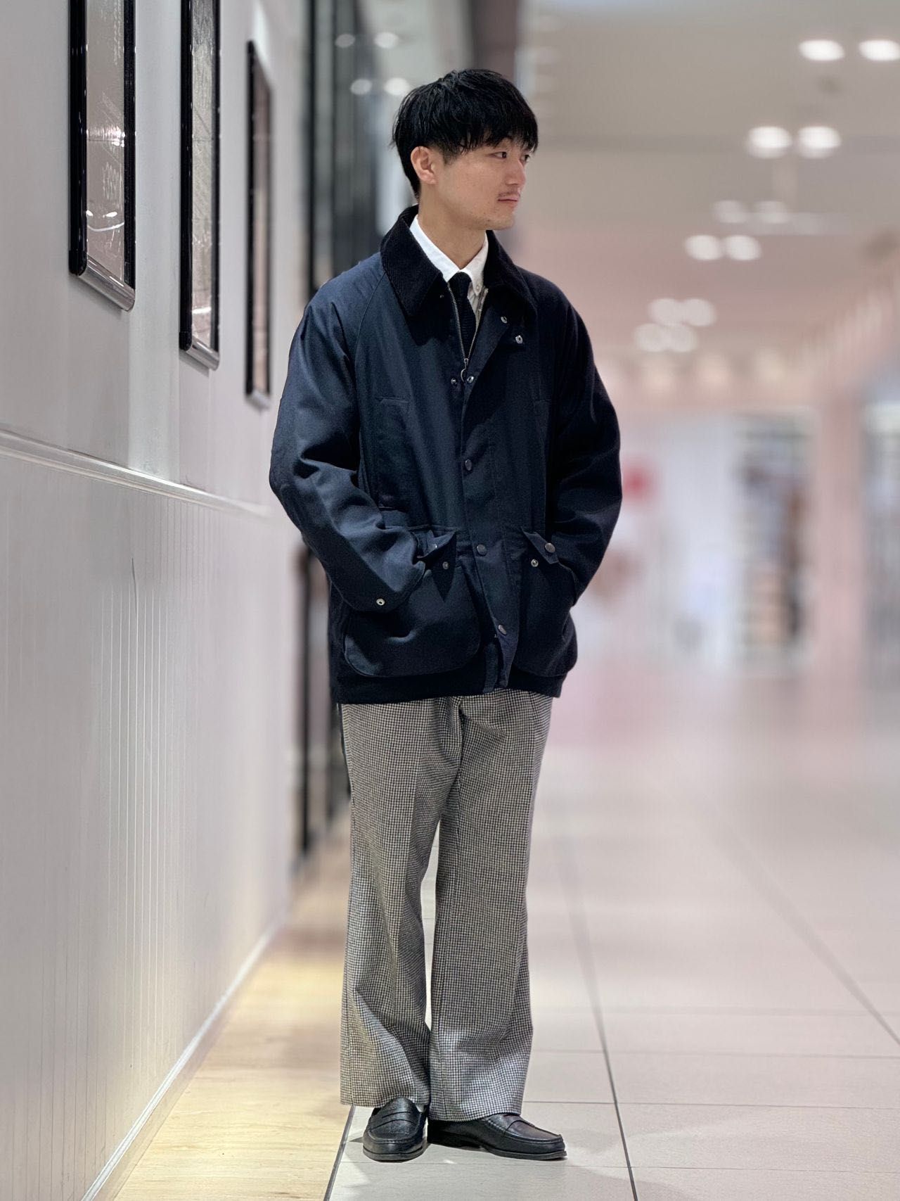GOOVI］ウール素材 Barbour別注 ビデイル ｜SUIT SQUARE SUIT