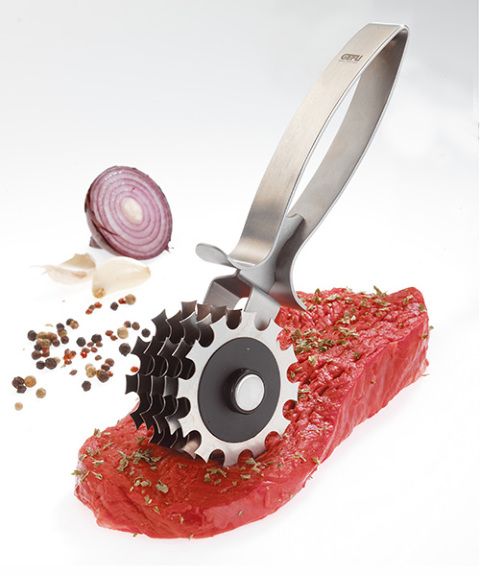 コロコロ転がすだけ！！『ミートテンダライザー』で楽々筋切り