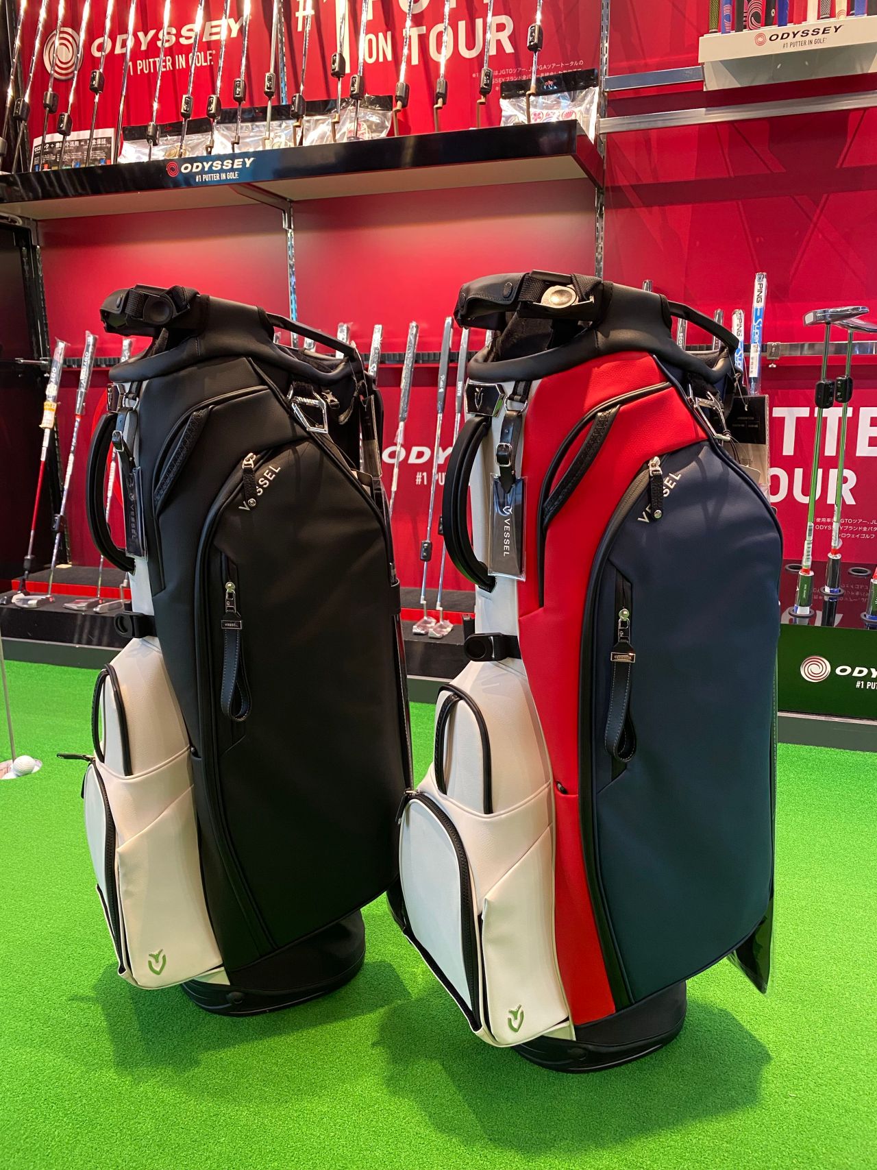 【新品】cobra × vessel player tourスタンドバッグ Vessel ツアーキャディバッグ Cobra Golf Vessel Player Tour Stand