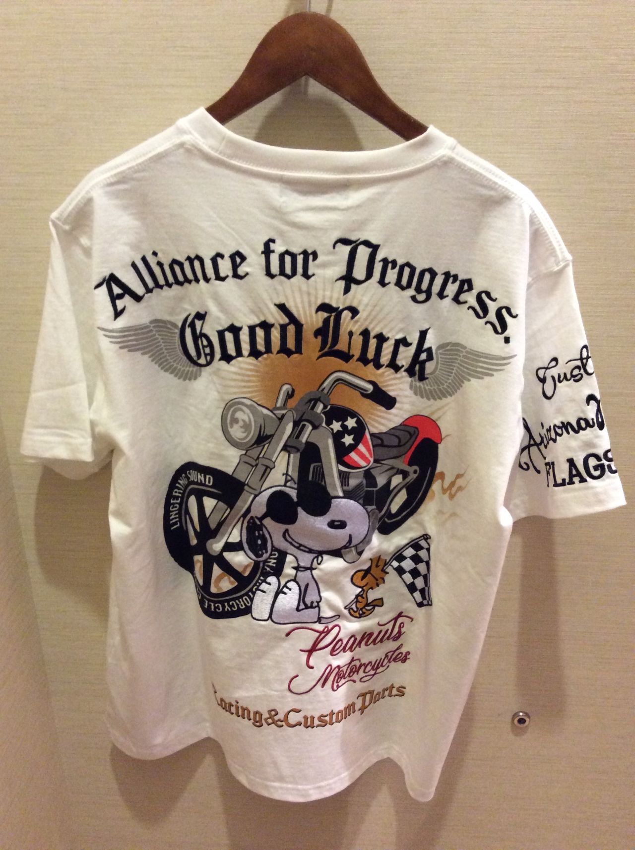 スヌーピー バイクtシャツ Flagstaff Csmen シーズメン 公式ショップブログ