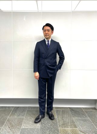 スーツ K-0085XX イージーオーダースーツのご紹介です：KUSHITANI 横浜