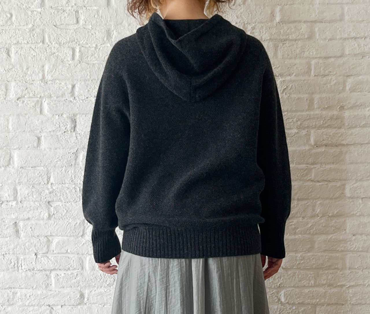pas de calais - pas de calais パドカレ / カシミヤ混 異素材ボーダーニット pas de calais パドカレ / カシミヤ混 異素材ボーダーニット