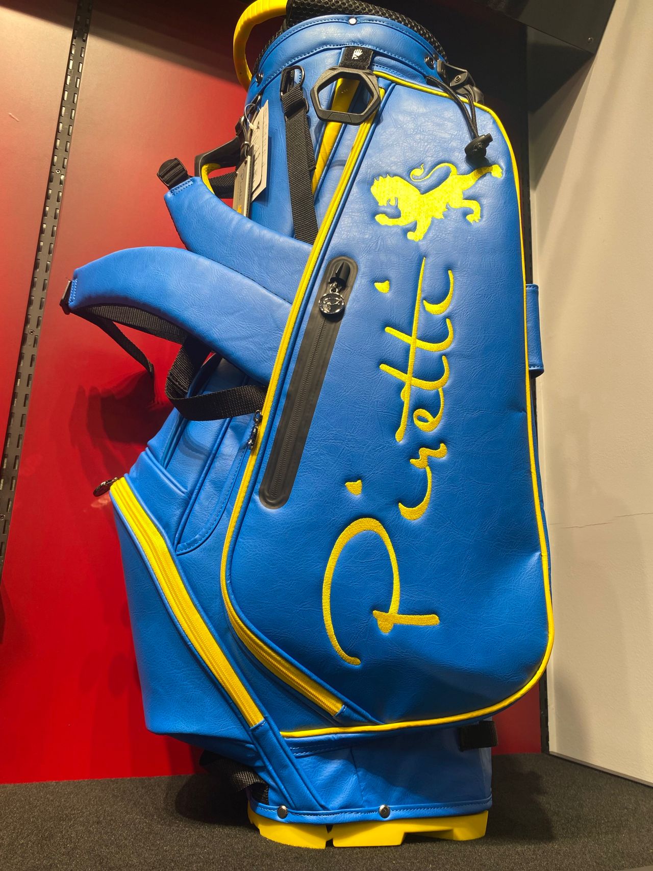 【新品】ピレッティ スタンド キャディバッグ SB0009 ブルー 数量限定 新品】ピレッティ スタンド キャディバッグ SB0009 ブルー 数量限定