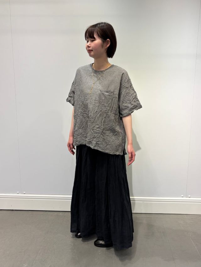 パドカレハンドムラ染めレザーポーチバッグ