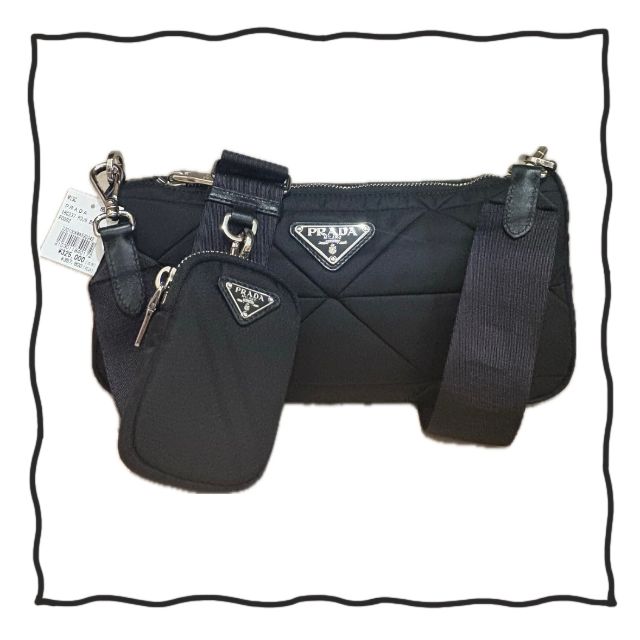 プラダ PRADA TESSUTO QUILTING ショルダーバッグ 1BC237 RDJN B9O