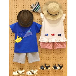 楽しい夏までもう少し！わくわく⚓︎マリンルック【トドラー編