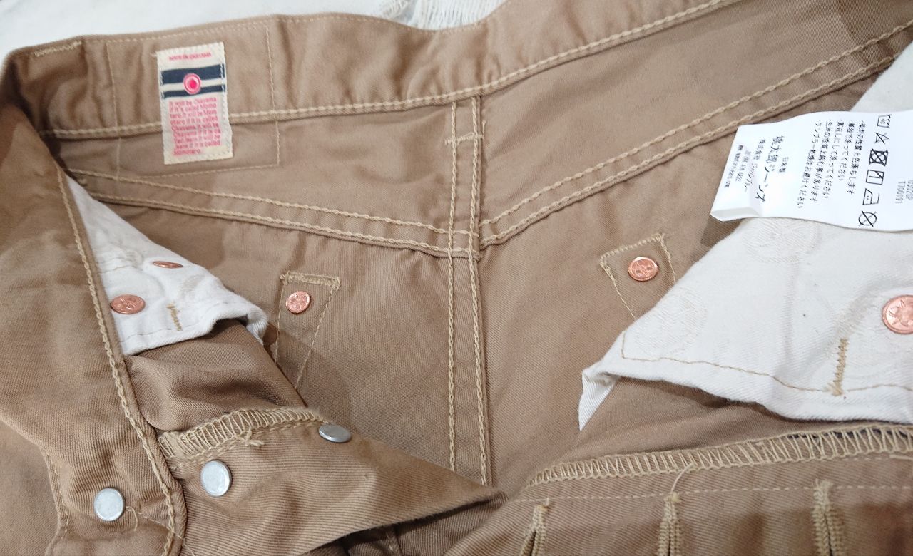 【週末セール！】桃太郎ジーンズ　ウエポンチノ　0302sp カラーデニム 楽天市場】桃太郎ジーンズ MOMOTARO JEANS TOKUNO(特濃) BLUE