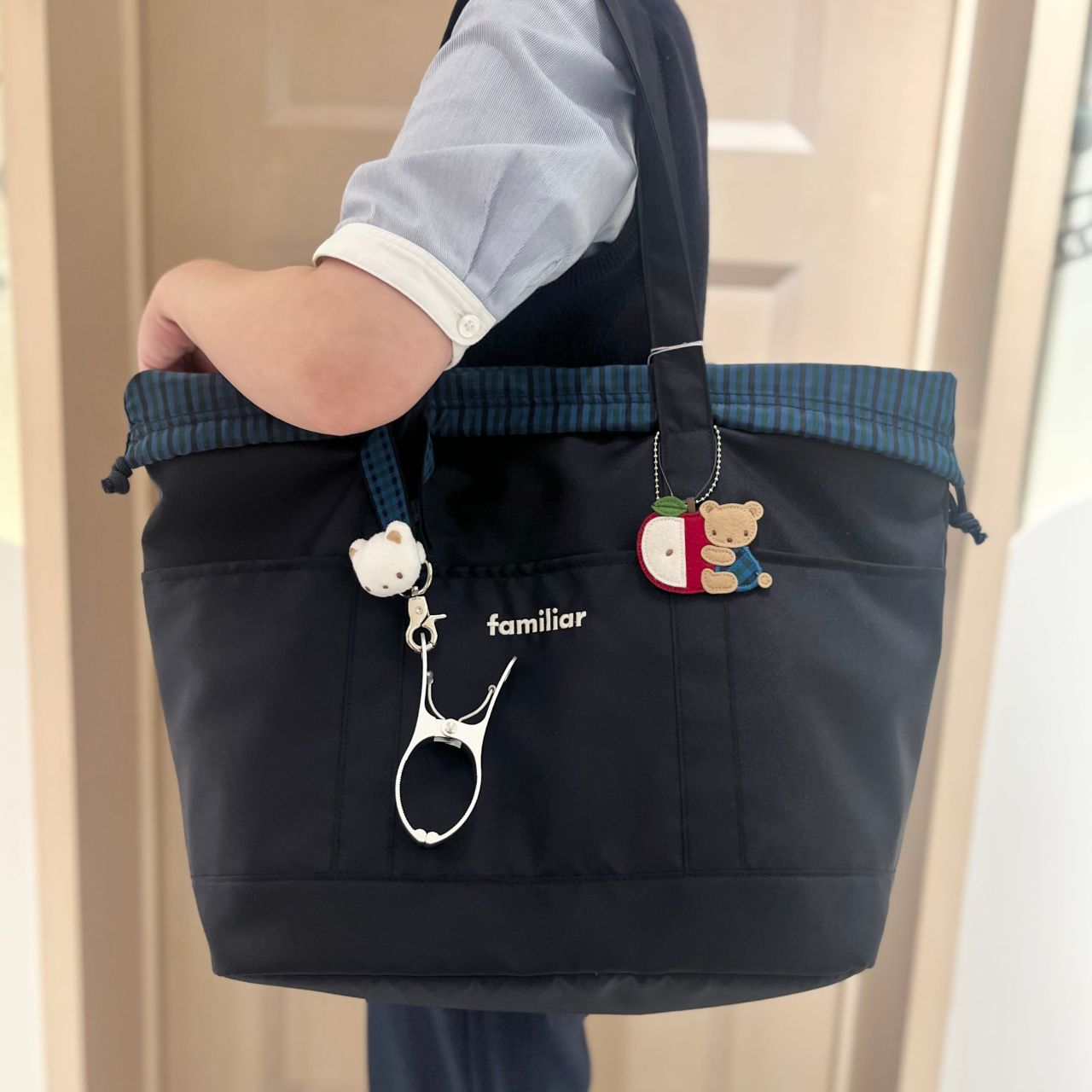ファミリア　familiar シューズクリップ　青系ファミリア　新品　クリップ ACCESSORY ベビー・キッズ ファミリア familiar シューズ