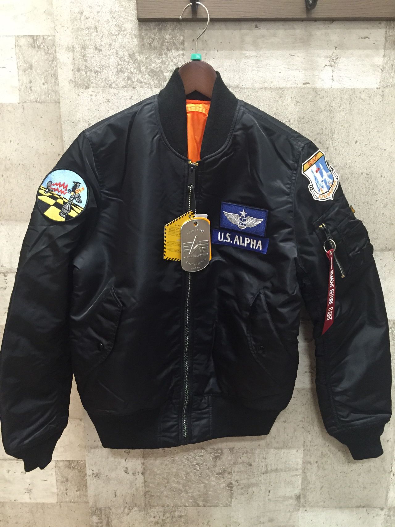 Alpha ワッペンma 1 Csmen シーズメン 公式ショップブログ