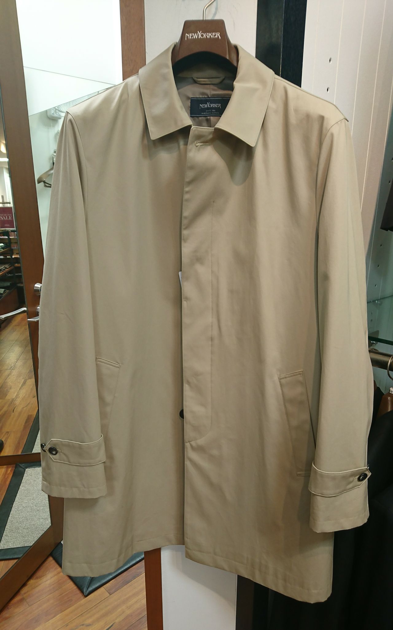 スプリングコート入荷いたしました そごう千葉店 Men ニューヨーカー公式ショップブログ