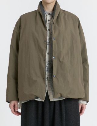 パドカレ✽ダウンジャケット NEW】コットンナイロンクロスリバーシブルダウンジャケット | 大阪髙