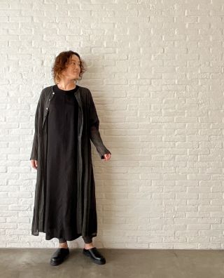 pas de calais - pas de calais パドカレ　チュニック　ワンピース　キュプラ100% e6223d785b6941cfe3068c0759a66a