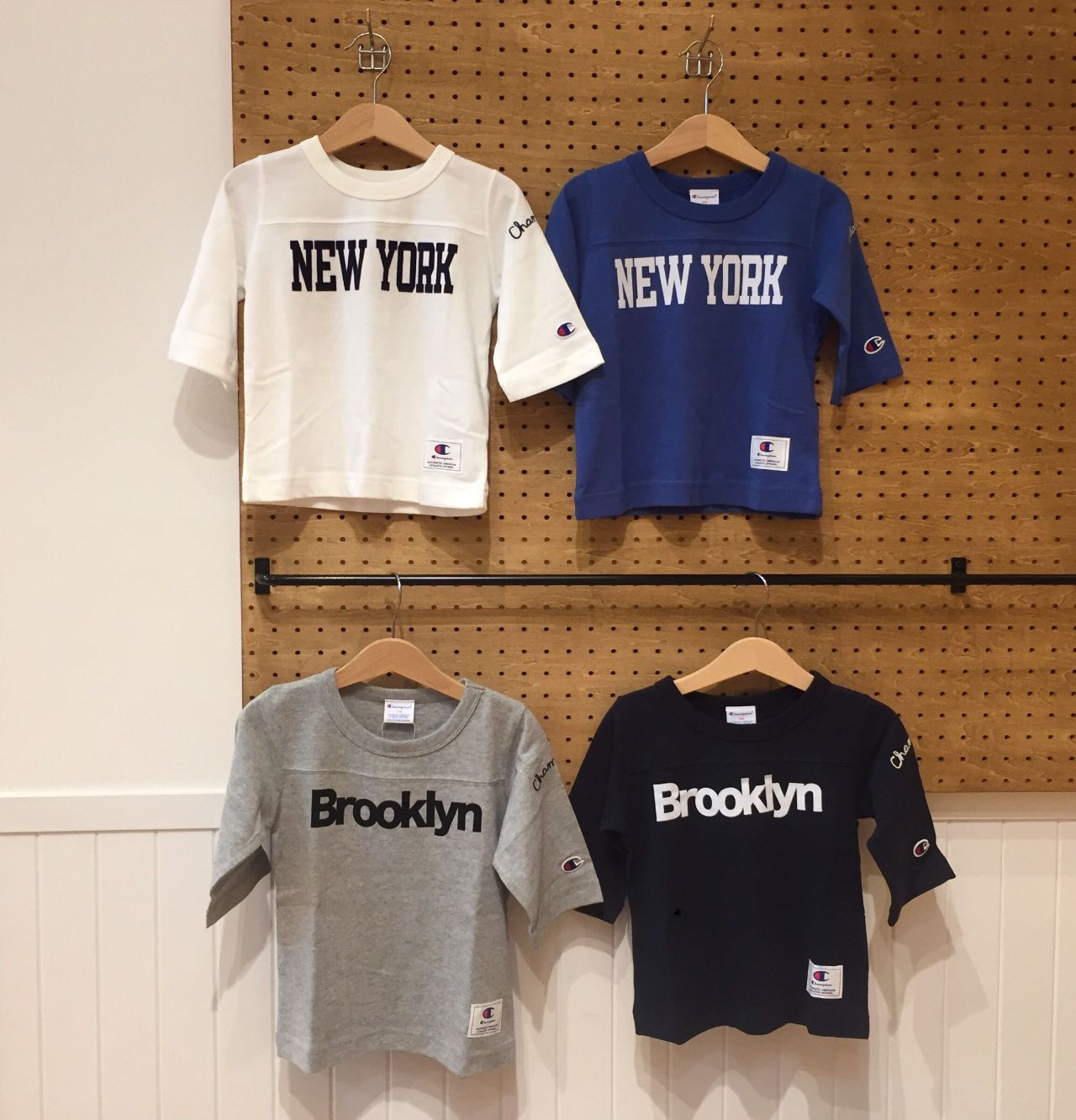 champion t shirt kids brown