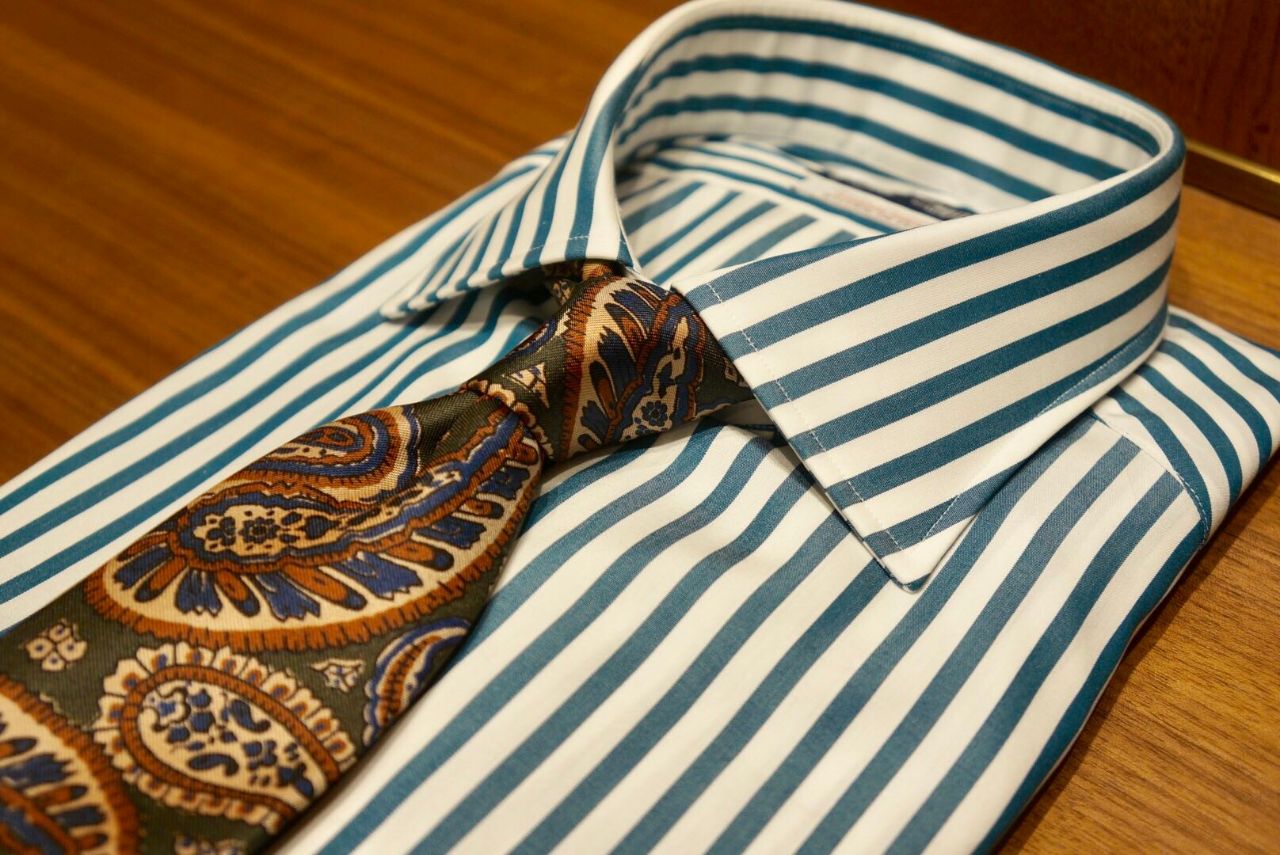 シャツスナップ グリーンストライプ 営業終了 ルクア大阪店 メーカーズシャツ鎌倉 公式ショップブログ Maker S Shirt Kamakura