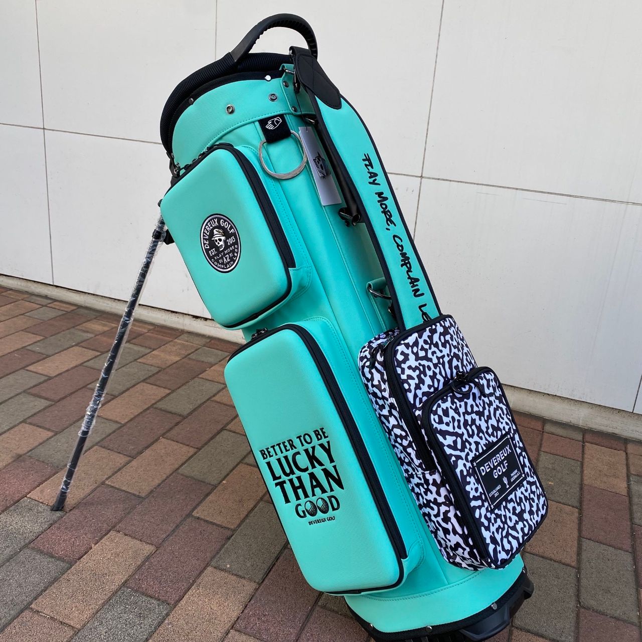 DEVEREUX GOLF キャディバッグ グリーンカモ DEVEREUX GOLF キャディバッグ グリーンカモ