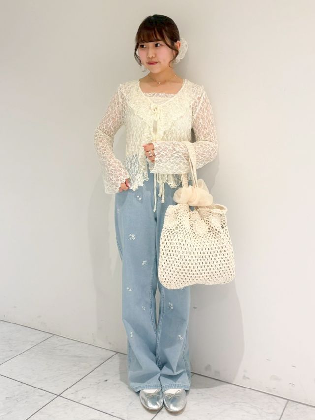 bloom embroidery pants～ﾌﾞﾙｰﾑｴﾝﾌﾞﾛｲﾀﾞﾘｰﾊﾟﾝﾂ | flower／フラワー公式通販