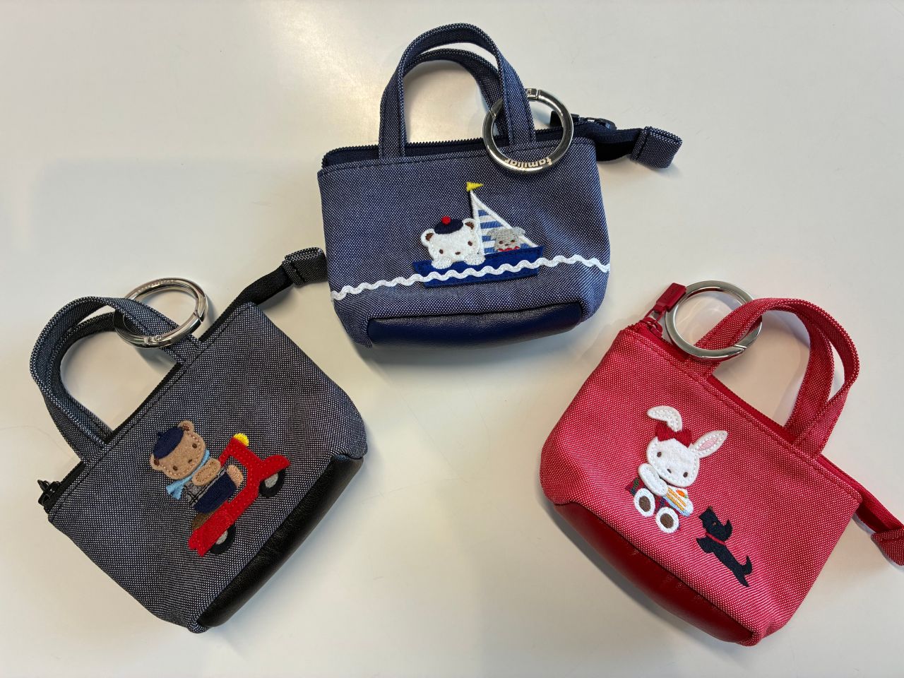 明日5月19日10時より販売！〉マチ付きミニデニムバッグ新作