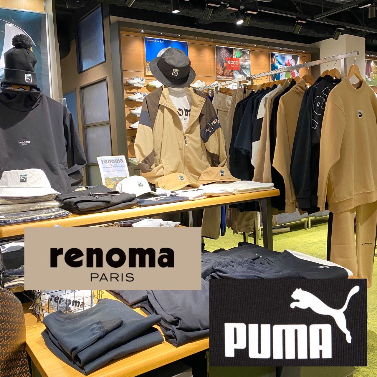 renoma×PUMA】POPUP商品入荷❣️ | ゴルフ5 プレステージ広尾店