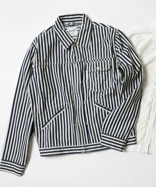 SHIPS 別注 ヒッコリー セットアップ ラングラー×リー　Mサイズ SHIPS 別注 ヒッコリー セットアップ ラングラー×リー Mサイズ