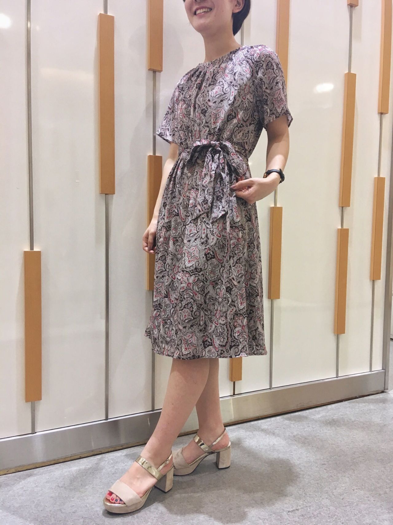 クリアランス ペイズリー柄ワンピース オススメ 新宿高島屋店 Women ニューヨーカー公式ショップブログ