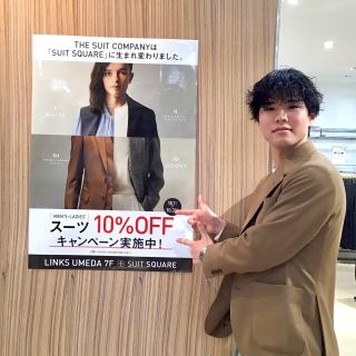 梅田限定】スーツ10％OFFです！！｜SUIT SQUARE SUIT SQUARE