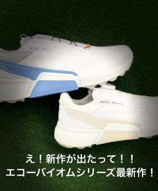 kaz⭐︎さん専用　美品 ECCO【26.5】エコー ホワイトブルーゴルフ kaz⭐︎さん専用 美品 ECCO【26.5】エコー ホワイトブルーゴルフ