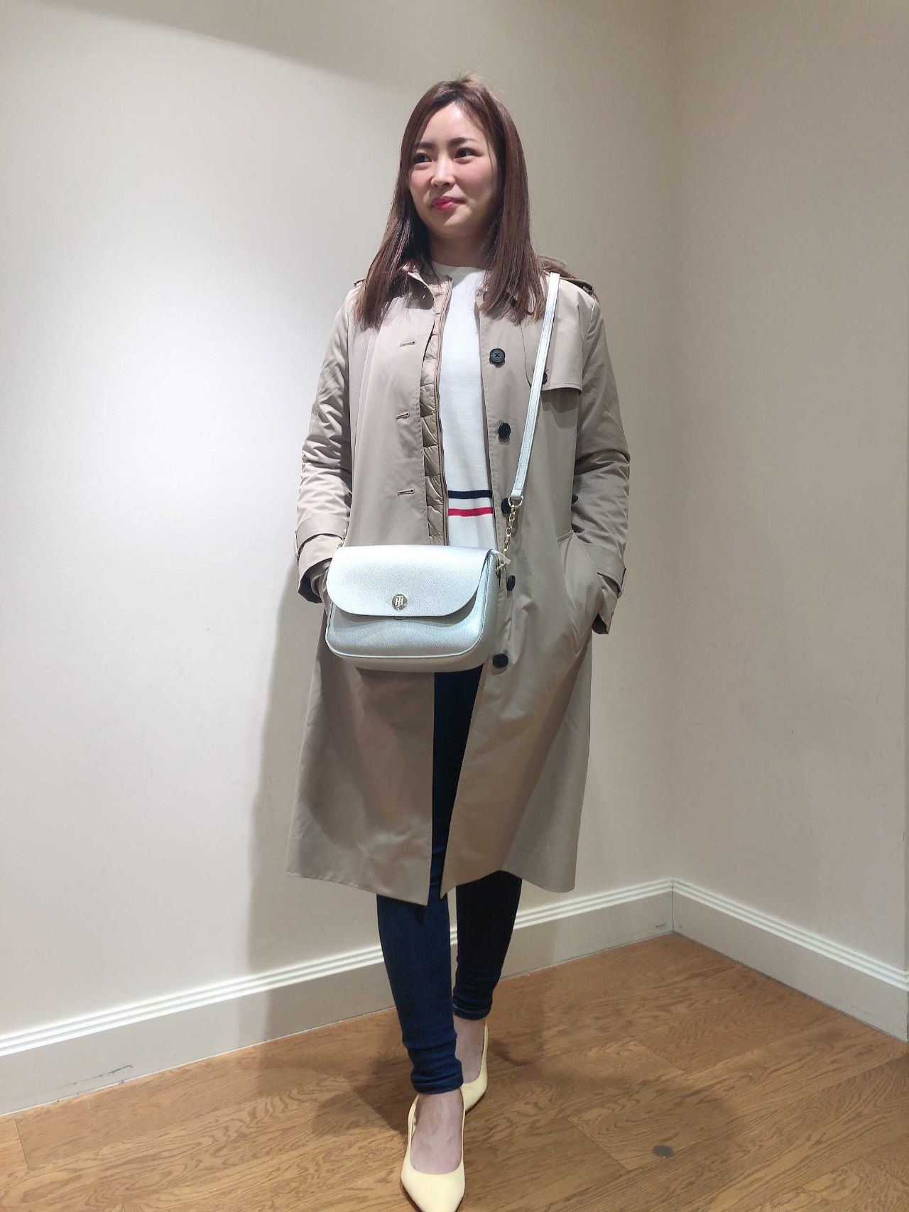 Womens ３ｉｎ１トレンチコート トミーヒルフィガー Tommy Hilfiger