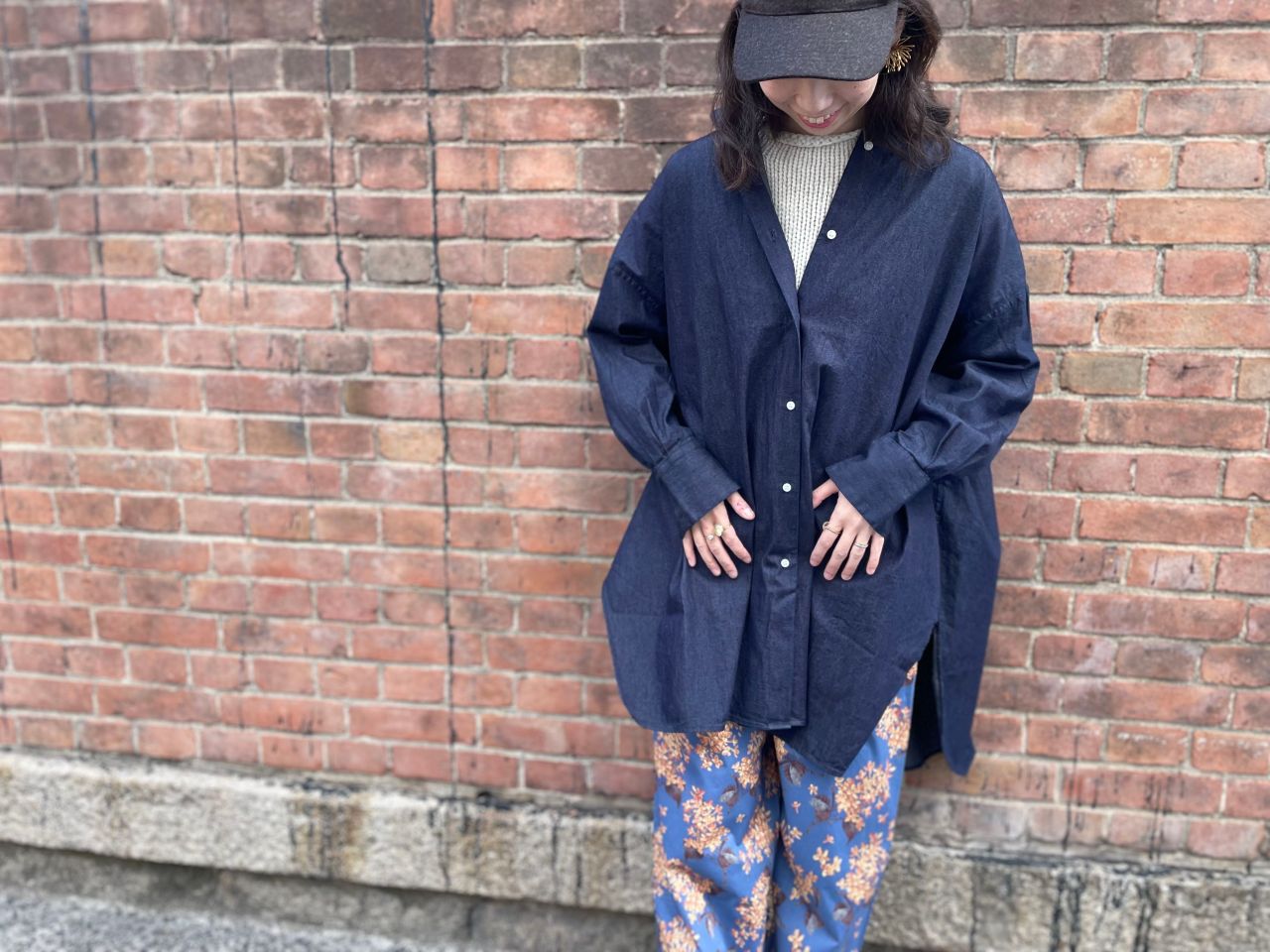 直営店限定＞さらっと軽いデニムシャツ｜デニム研究所 デニム研究所 by