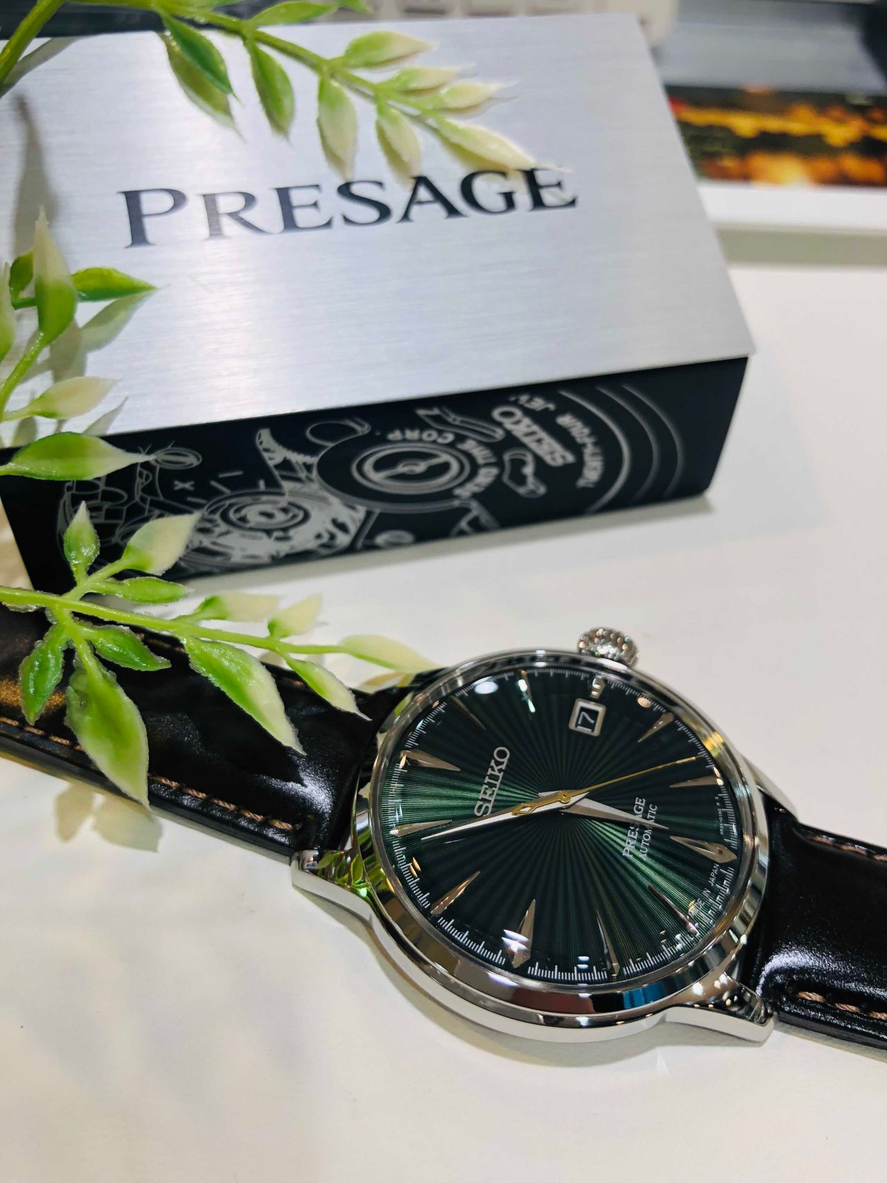 SEIKO Presage SARY133 自動巻き 腕時計 グリーン　セイコー SEIKO Presage SARY133(自動巻き 腕時計 グリーン)（少し変わっ