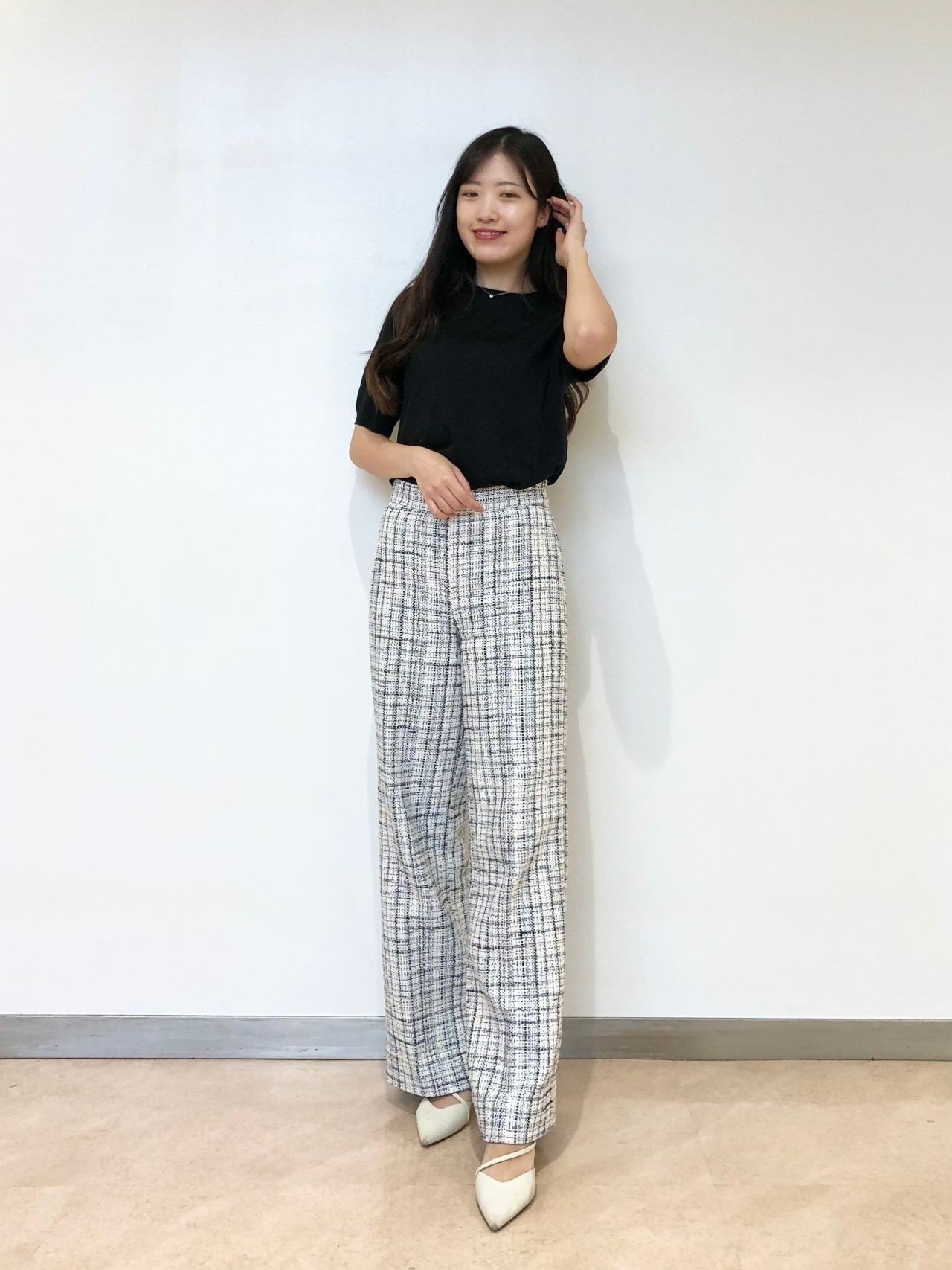 ツイードパンツでつくる春コーデ | 上野松坂屋店 | Theory luxe  