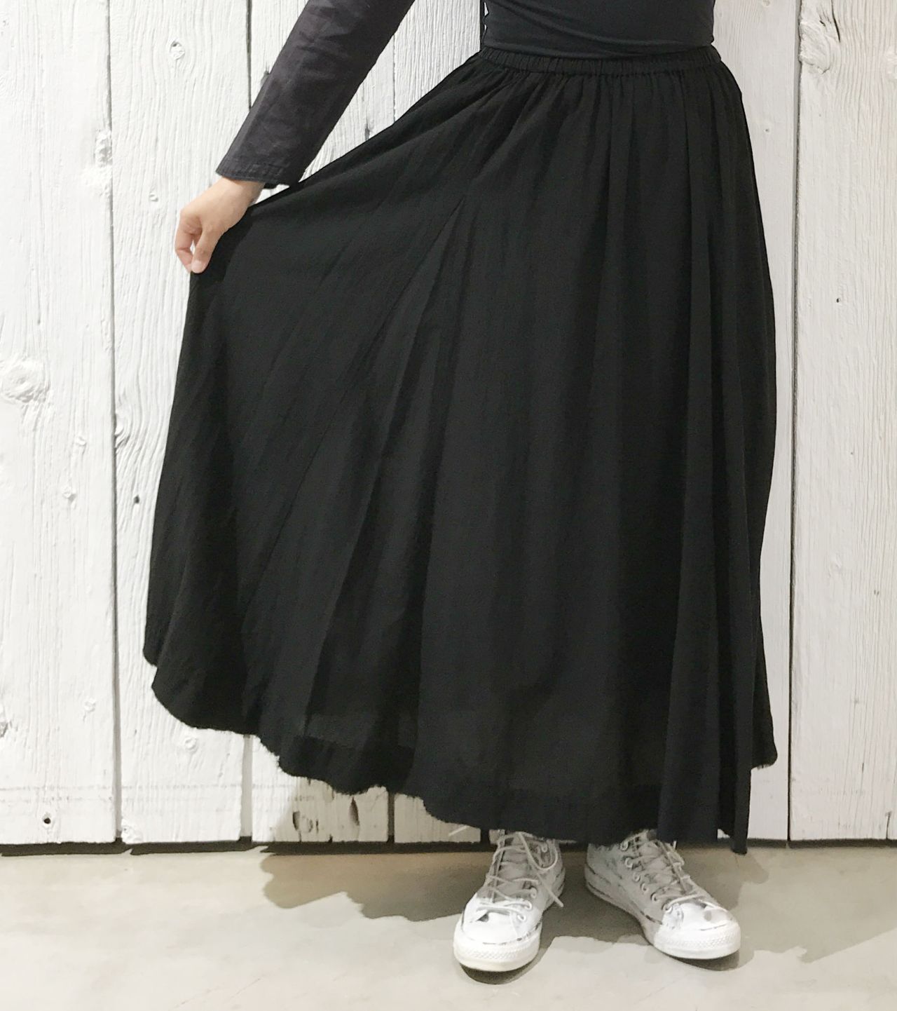 SALE】先染めリネンストライプ スカート | pas de calais Online